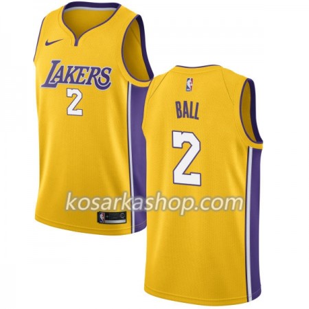 Dres Los Angeles Lakers Lonzo Ball 2 Nike 2017-18 Zlato Swingman